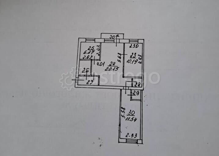 3-комн. квартира, 56.7 м2, 3/5 эт. Белгород - изображение 6