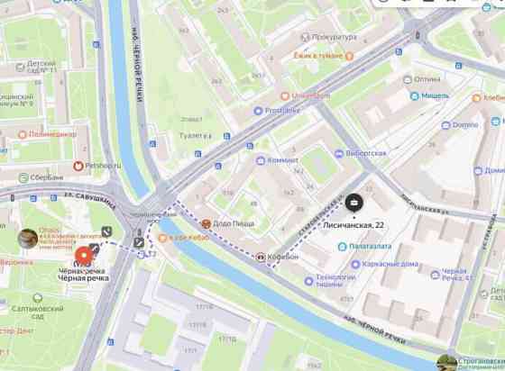 Студия, 28 м2, 10/10 эт. Санкт-Петербург