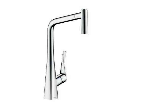 Смеситель для кухни Hansgrohe, Metris M71, тип открывания воды - однорычажный 73801000 Москва