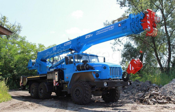 Автокран 25 т Клинцы КС-55713-3К-4 на шасси Урал-4320 6х6 Самара - изображение 1