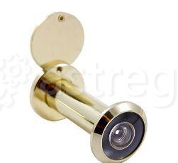 Глазок АЛЛЮР ГДШ-3 50-75мм d=16мм хром, золото Красноярск - изображение 1