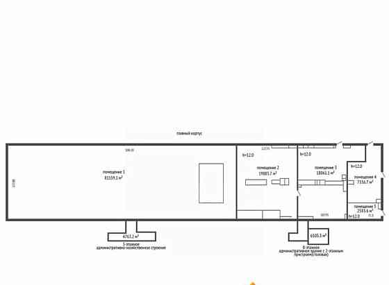Склад, 2826 м2 Красноярск