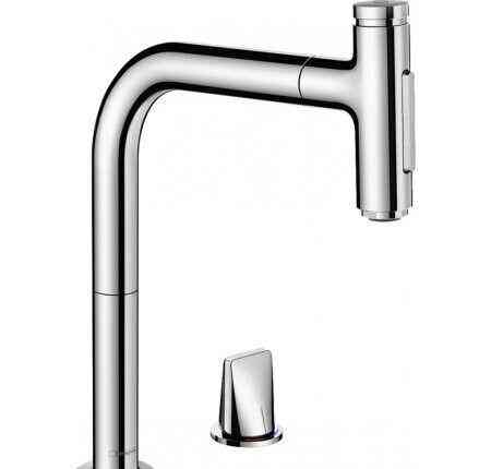 Смеситель для кухни Hansgrohe, Metris Select M71, тип открывания воды - однорычажный 73819000 Москва