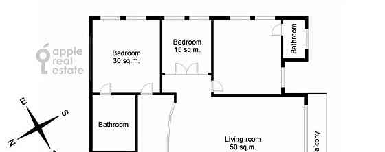 4-комн. квартира, 170 м2, 2/6 эт. Москва