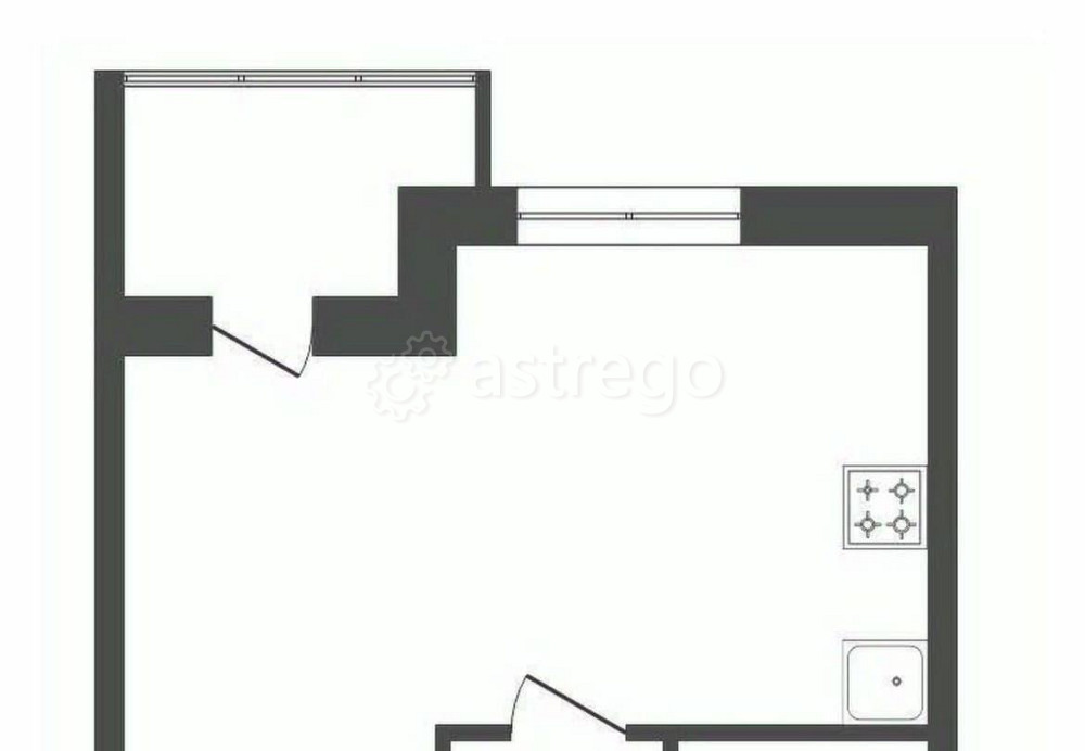 Студия, 31 м2, 2/9 эт. Красноярск - изображение 5