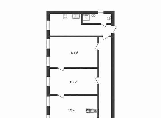 4-комн. квартира, 87.7 м2, 3/5 эт. Санкт-Петербург