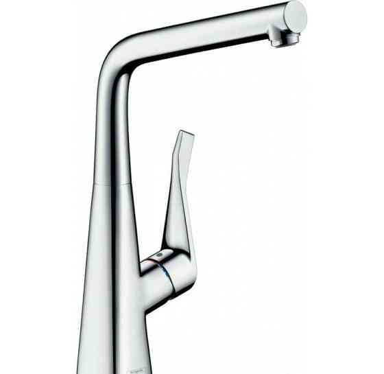 Смеситель для кухни Hansgrohe, Metris M71, Eco, тип открывания воды - однорычажный 14782000 Москва