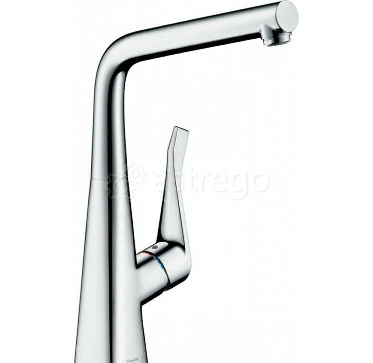 Смеситель для кухни Hansgrohe, Metris M71, Eco, тип открывания воды - однорычажный 14782000 Москва - изображение 1