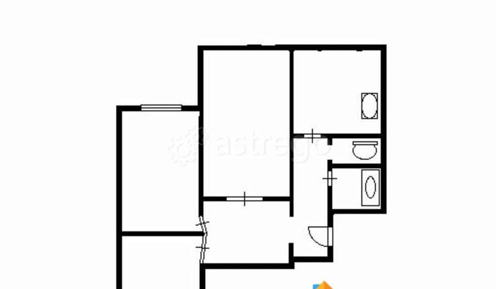 3-комн. квартира, 75 м2, 2/17 эт. Москва - изображение 4