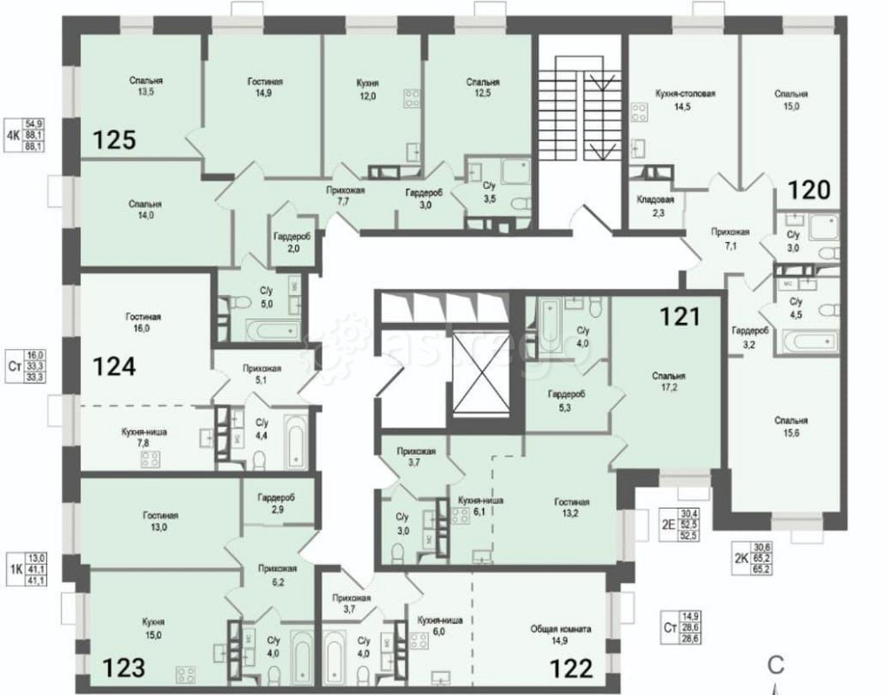 4-комн. квартира, 88.1 м2, 2/8 эт. Королев - изображение 3
