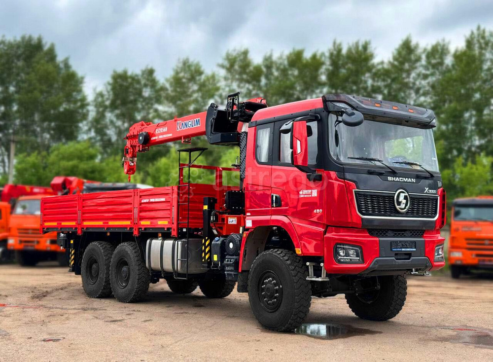 SHACMAN 6x6 c манипулятором Kanglim 2056 на 8 тонн Набережные Челны - изображение 1