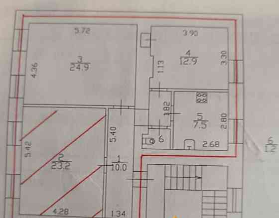 3-комн. квартира, 79.7 м2, 2/4 эт. Санкт-Петербург