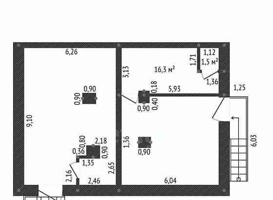 Свободного назначения, 54.1 м2 Уфа