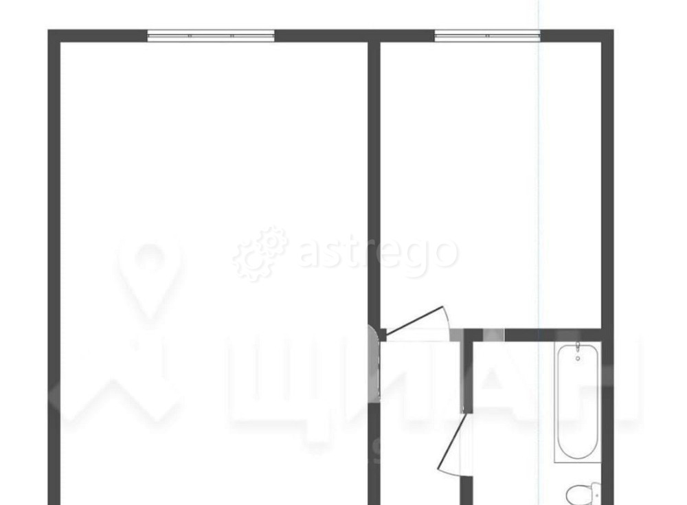 1-комн. квартира, 29.1 м2, 4/4 эт. Заринск - изображение 7
