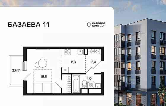 Студия, 29.2 м2, 2/5 эт. Шаховская