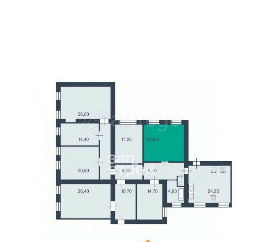 Комната, 23.6 м2, 2/5 эт. Санкт-Петербург - изображение 3