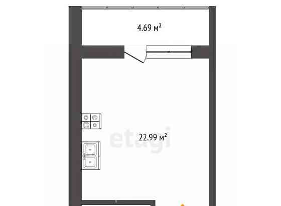 Студия, 29.6 м2, 12/14 эт. Архангельск