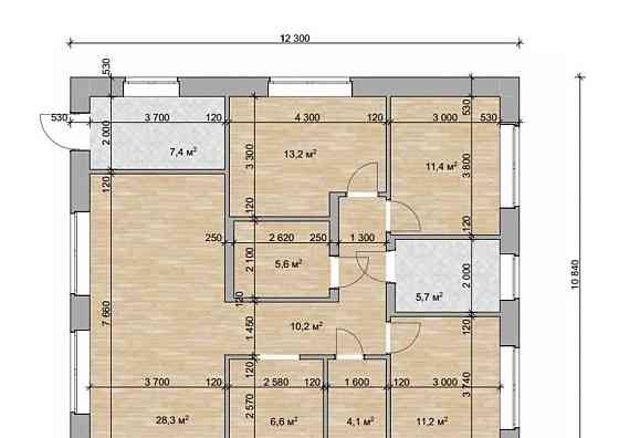 Коттедж, 110 м2, 6 соток, 1 эт. Электроугли