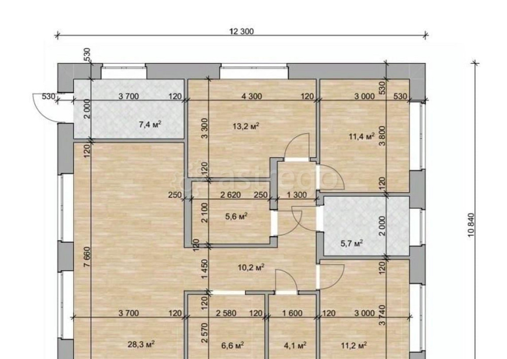 Коттедж, 110 м2, 6 соток, 1 эт. Электроугли - изображение 3