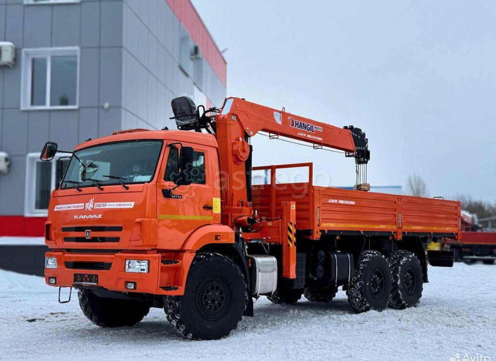 Бортовой грузовик КАМАЗ 43118-50 с КМУ HANGIL SV, 2025 Набережные Челны - изображение 1