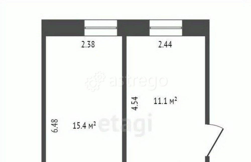 Комната, 26.5 м2, 3/4 эт. Санкт-Петербург - изображение 6