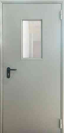 Дверь Противопожарная остекленная 60 минут ДПМО-60-01 Металл vrd-10676 Verda Красноярск