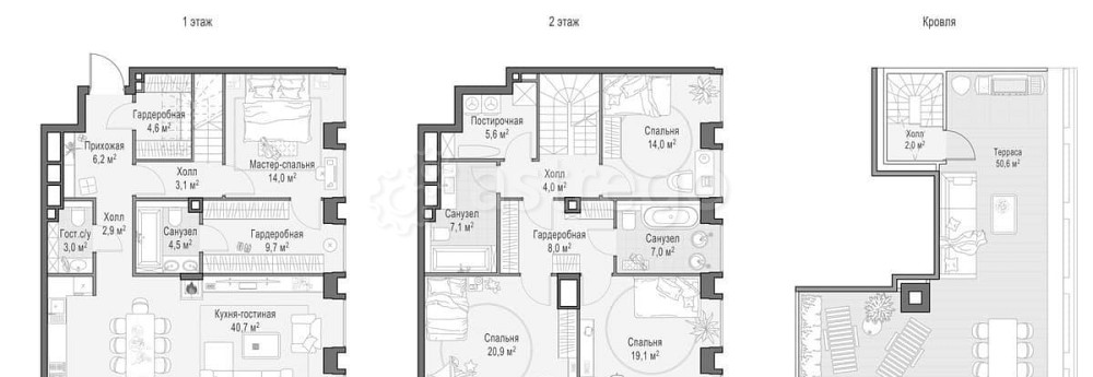 4-комн. квартира, 180 м2, 22/23 эт. Москва - изображение 7