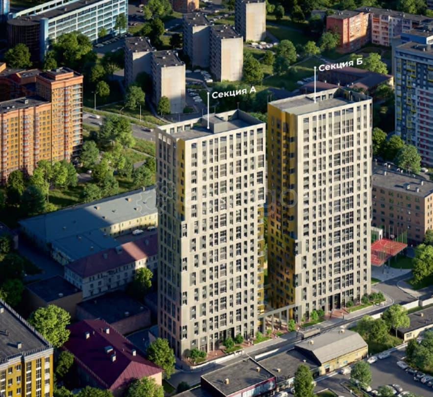 1-комн. квартира, 34.8 м2, 3/24 эт. Уфа - изображение 1
