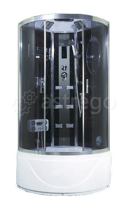 Душевая кабина NG-911-01 1150х1150х2200 высокий поддон стекло ТОНИРОВАННОЕ 4 места Niagara Москва - изображение 1