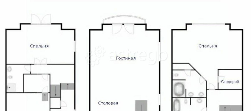 Коттедж, 209 м2, 2 сотки, 3 эт. Москва - изображение 6