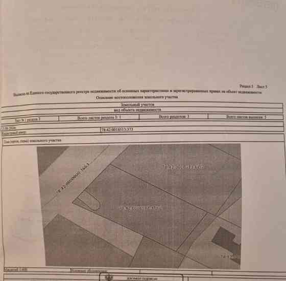 Земельный участок, 7.5 сотки Санкт-Петербург