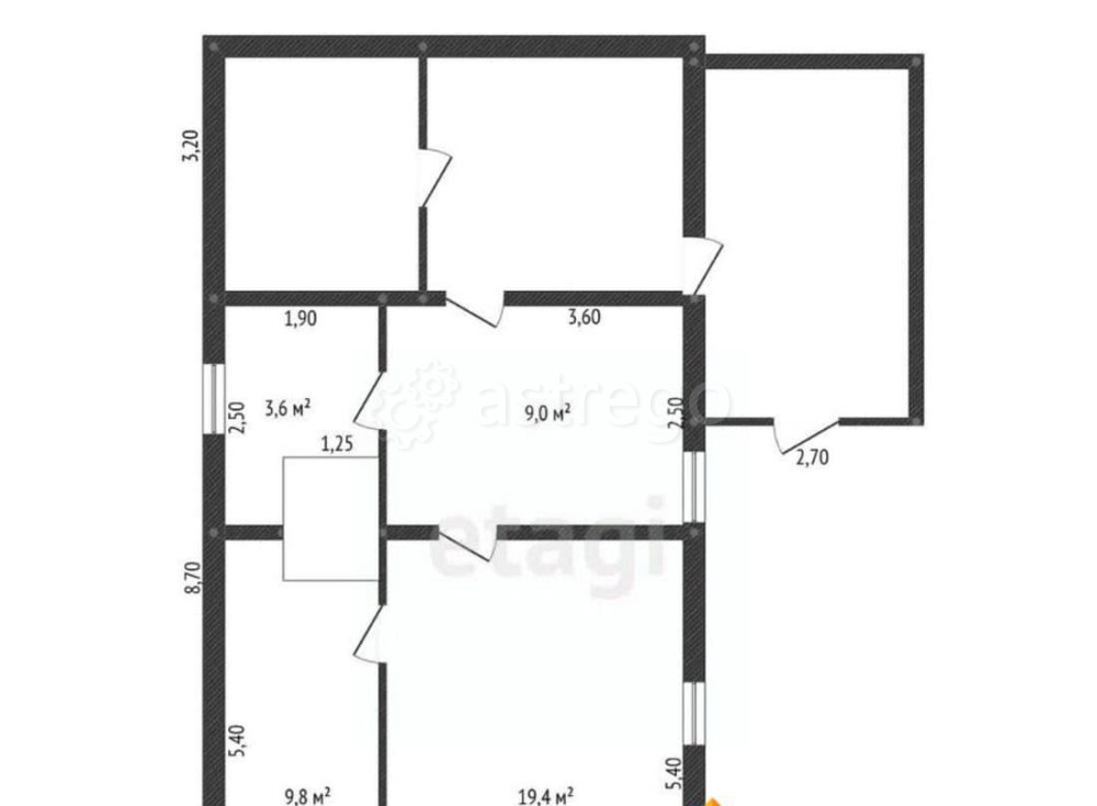Дом, 58.2 м2, 21.6 сотки, 1 эт. Уфа - изображение 7