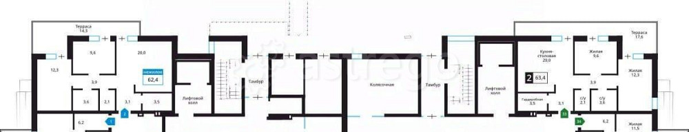 Свободного назначения, 52.7 м2 Красногорск - изображение 3