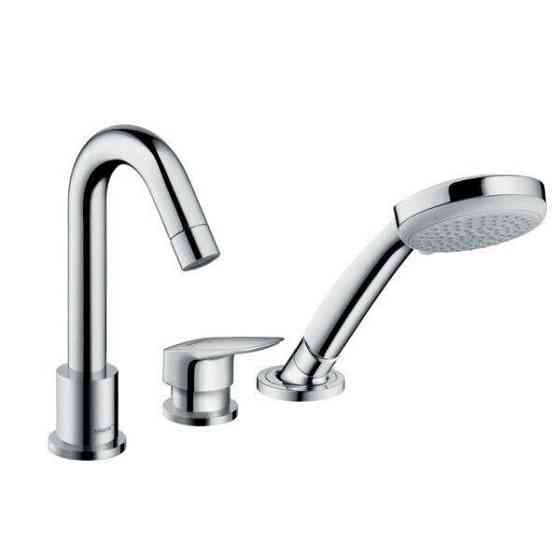 Смеситель для ванны и душа Hansgrohe, Logis, тип открывания воды - однорычажный 71310000 Москва