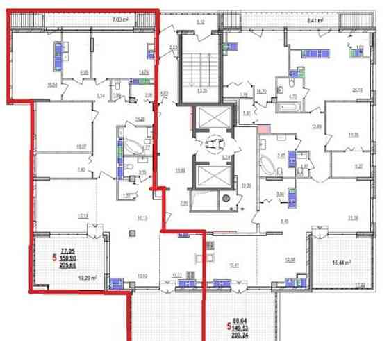 5-комн. квартира, 205 м2, 18/18 эт. Белгород