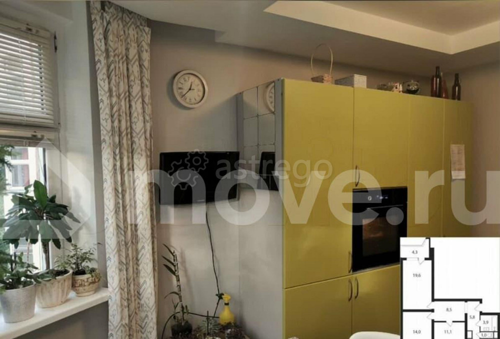 3-комн. квартира, 75 м2, 2/17 эт. Москва - изображение 6