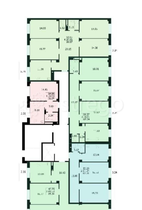 3-комн. квартира, 87.34 м2, 7/9 эт. Красноярск - изображение 2