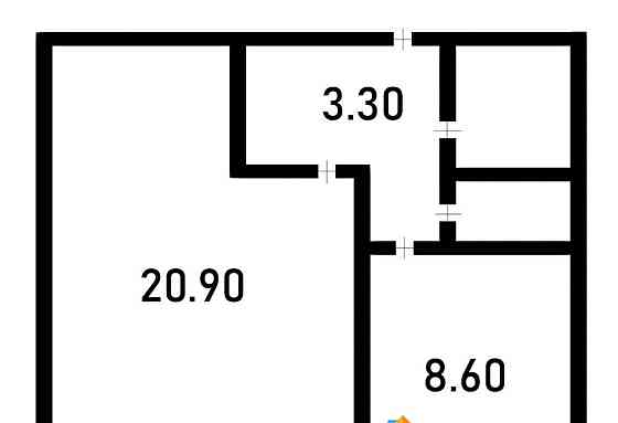 1-комн. квартира, 40 м2, 2/12 эт. Москва