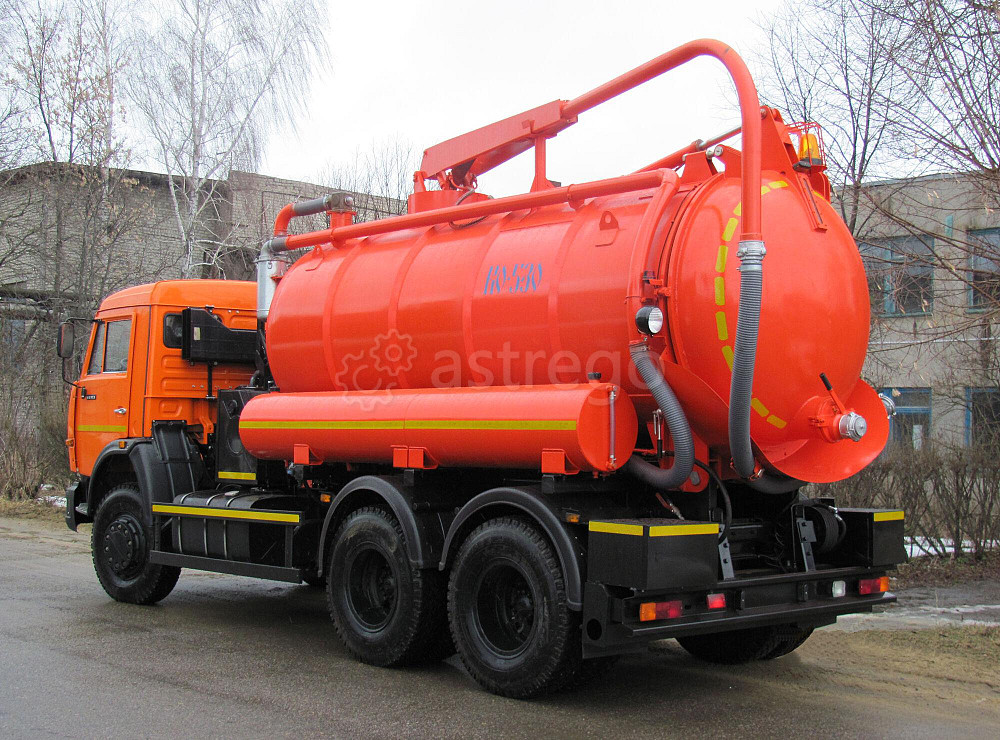 Машина илососная КО-530-01 шасси КАМАЗ-65115-3081-48 (ил 10м3, вода 1300л.) Краснодар - изображение 1