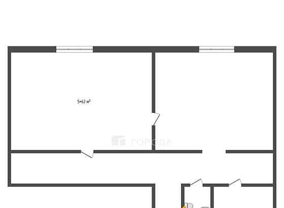 2-комн. квартира, 62 м2, 1/2 эт. Тальменка