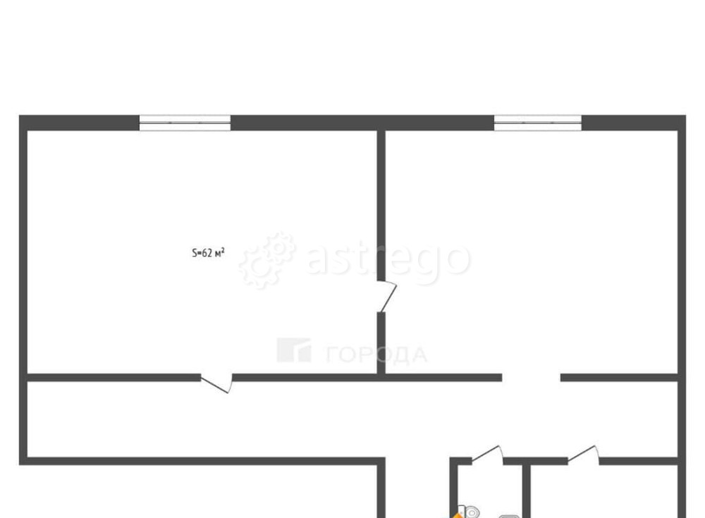 2-комн. квартира, 62 м2, 1/2 эт. Тальменка - изображение 5