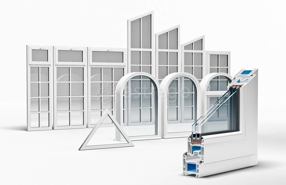 Фигурный стеклопакет (треугольник, трапеция) Челябинск - изображение 1