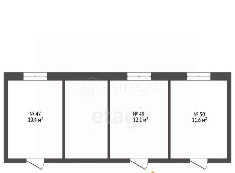 Комната, 40.8 м2, 3/4 эт. Котлас - изображение 3