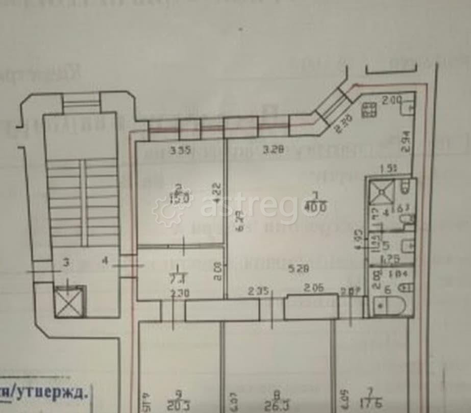 5-комн. квартира, 135.7 м2, 3/6 эт. Санкт-Петербург - изображение 3