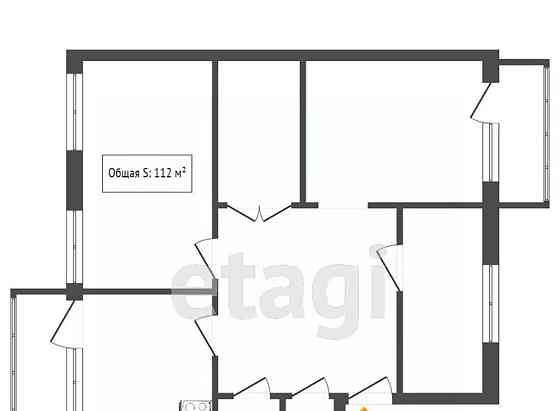 3-комн. квартира, 111.7 м2, 5/5 эт. Бийск