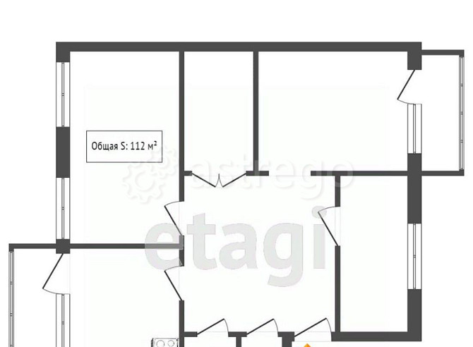 3-комн. квартира, 111.7 м2, 5/5 эт. Бийск - изображение 6