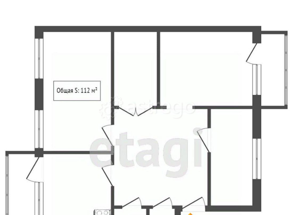 3-комн. квартира, 111.7 м2, 5/5 эт. Бийск - изображение 6