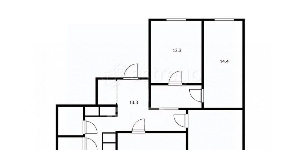 4-комн. квартира, 105 м2, 2/7 эт. Санкт-Петербург - изображение 7