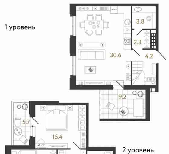 3-комн. квартира, 105.7 м2, 7/8 эт. Санкт-Петербург