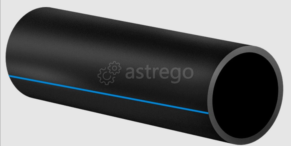 Труба ПЭ100 d= 560 мм, PN5, вид: для водоотведения, канализационная, ГОСТ 18599-2001 Екатеринбург - изображение 1